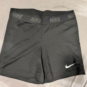 Nike Black Athletic Shorts Moisture-Wicking Performance
